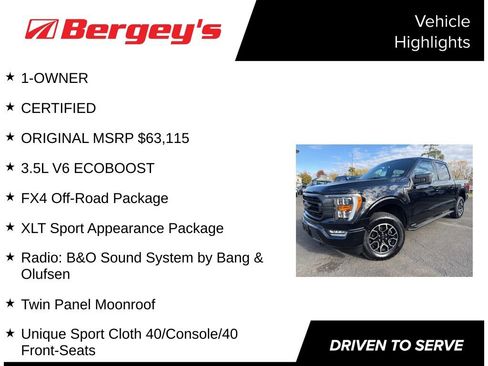 Certified 2023 Ford F150 XLT w/ Equipment Group 302A High image 5