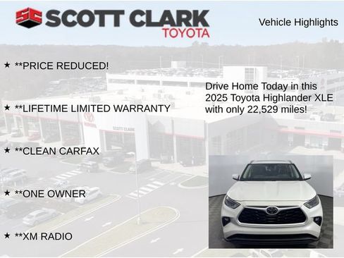 Used 2025 Toyota Highlander XLE AWD/4WD image 12