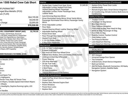 Used 2025 RAM 1500 Rebel w/ Rebel Level 2 Equipment Group AWD/4WD image 31