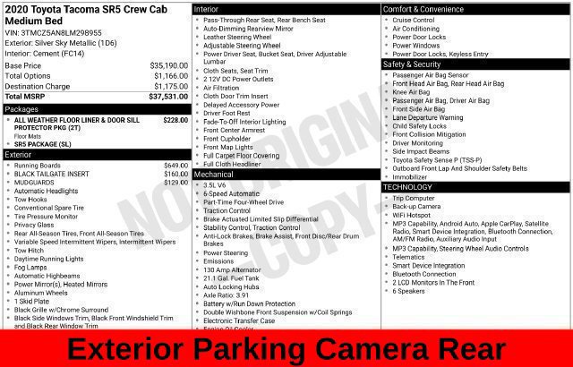 Used 2020 Toyota Tacoma SR5 AWD/4WD image 36