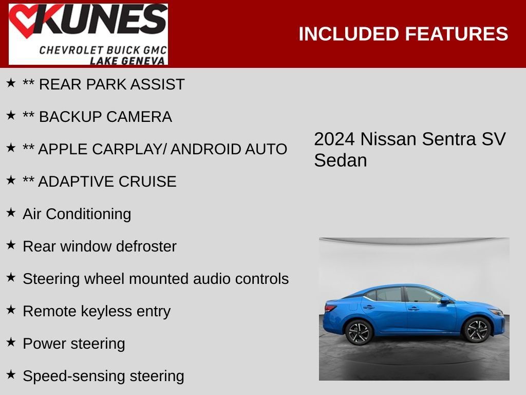 Used 2024 Nissan Sentra SV FWD image 2