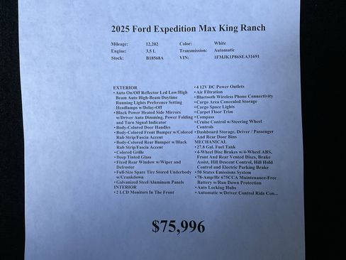 Used 2025 Ford Expedition Max King Ranch image 32