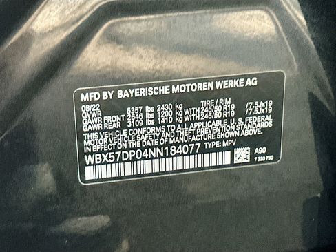 Certified 2022 BMW X3 xDrive30i w/ Convenience Package w/ZPA image 33