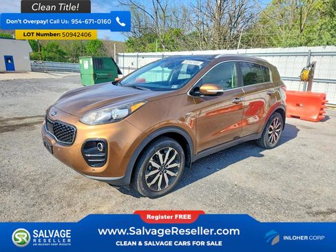 Used 2017 Kia Sportage EX w/ EX Technology Package AWD/4WD image 1