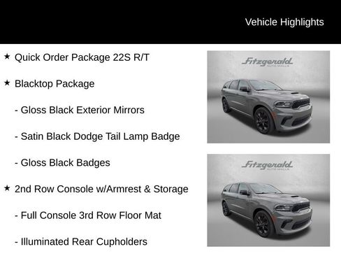 Used 2022 Dodge Durango R/T w/ Blacktop Package AWD/4WD image 4