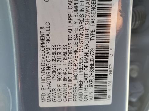 Used 2022 Honda Civic Sport image 34