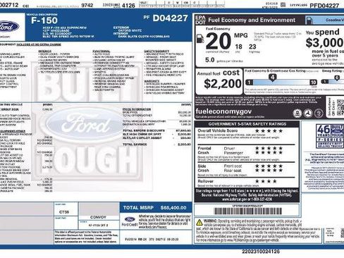 Certified 2023 Ford F150 XLT w/ Equipment Group 302A High image 33