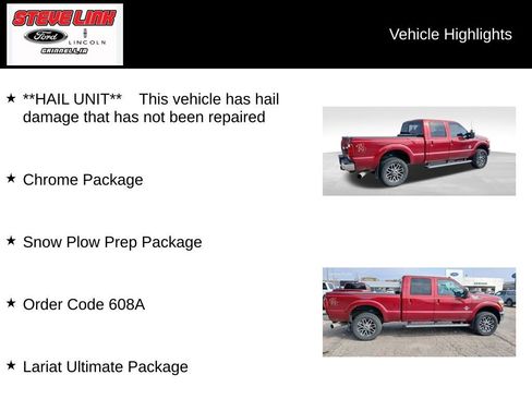 Used 2014 Ford F250 Lariat w/ Lariat Ultimate Package AWD/4WD image 7