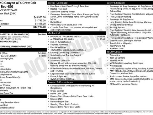 Used 2023 GMC Canyon AT4 w/ Canyon Safety Plus Package AWD/4WD image 38