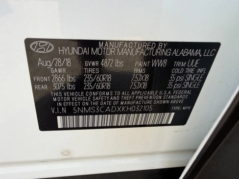 Used 2019 Hyundai Santa Fe SEL AWD/4WD image 39