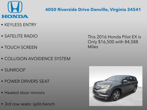 Used 2016 Honda Pilot EX image 7