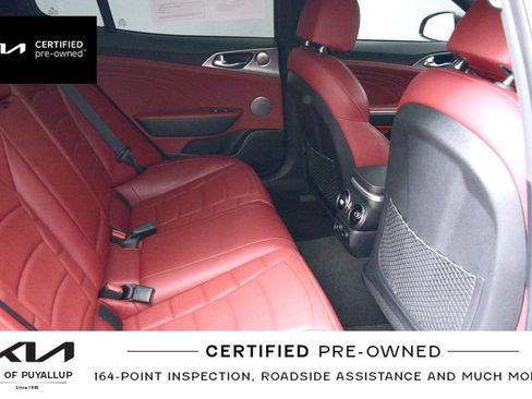 Certified 2022 Kia Stinger GT2 w/ Red Interior Color Package RWD image 15