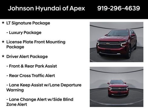 Used 2021 Chevrolet Tahoe LT w/ LT Signature Package image 24