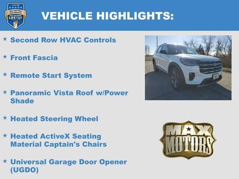 New 2025 Ford Explorer Active w/ Active Comfort Package image 11