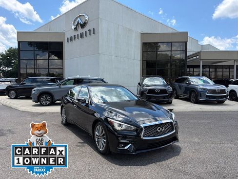 Certified 2023 INFINITI Q50 Luxe w/ Cargo Package RWD image 1