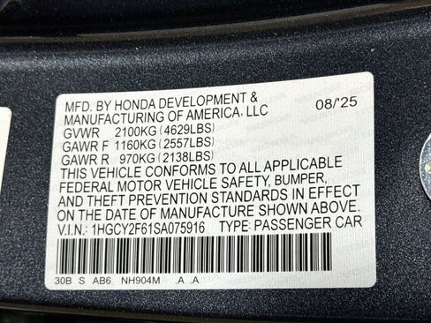 Used 2025 Honda Accord EX-L image 41