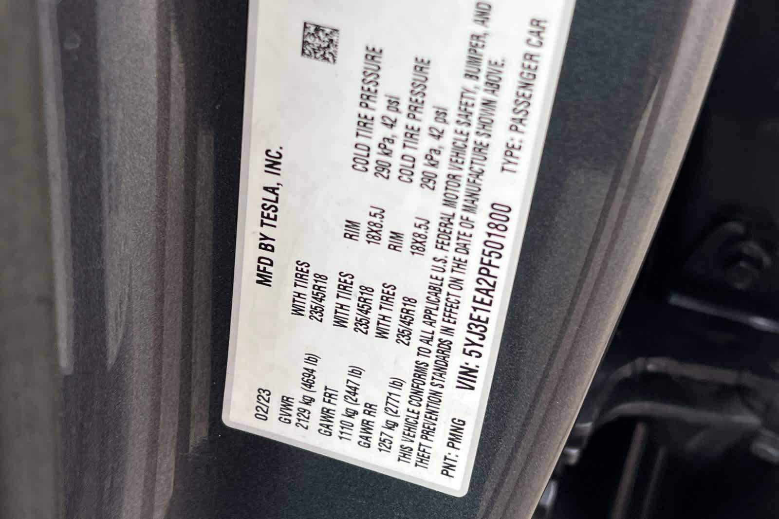 Used 2023 Tesla Model 3 Standard Range RWD image 35