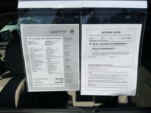 Certified 2026 Volkswagen Atlas SE w/ Panoramic Sunroof Package AWD/4WD image 37