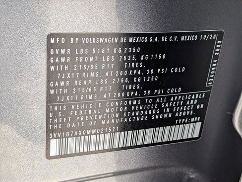 Used 2021 Volkswagen Tiguan S FWD image 25