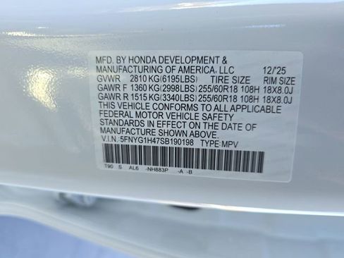 New 2025 Honda Pilot EX-L image 36