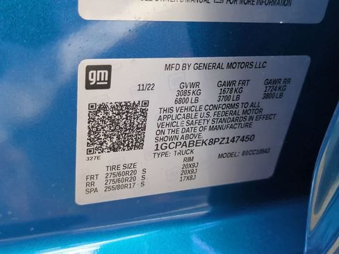 Used 2023 Chevrolet Silverado 1500 Custom w/ LPO, Dark Essentials Package image 35