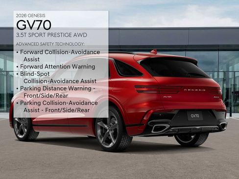New 2026 Genesis GV70 3.5T Sport Prestige AWD/4WD image 7