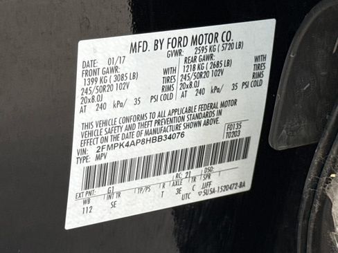 Used 2017 Ford Edge Sport w/ Equipment Group 401A image 30