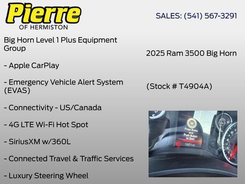 Used 2025 RAM 3500 Big Horn AWD/4WD image 11