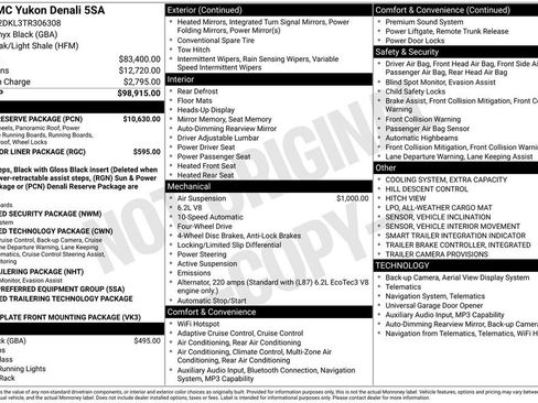 New 2026 GMC Yukon Denali w/ Denali Reserve Package AWD/4WD image 18