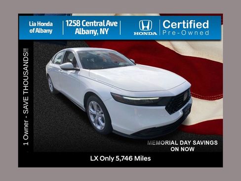 Certified 2025 Honda Accord LX image 1
