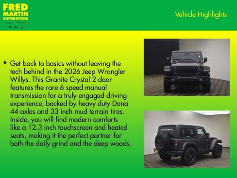 New 2026 Jeep Wrangler Sport AWD/4WD image 7