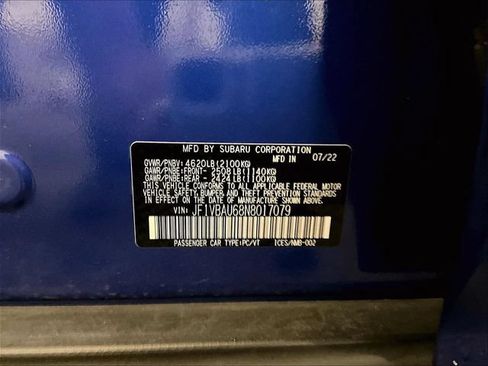 Used 2022 Subaru WRX GT w/ Popular Package #2A AWD/4WD image 32