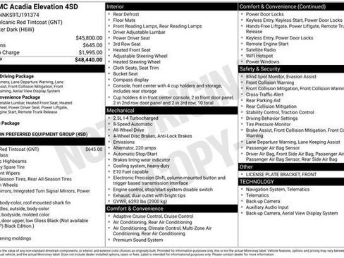 New 2026 GMC Acadia Elevation image 25