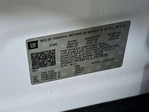 Used 2020 Chevrolet Trax LS w/ Tint and Cruise Package FWD image 36