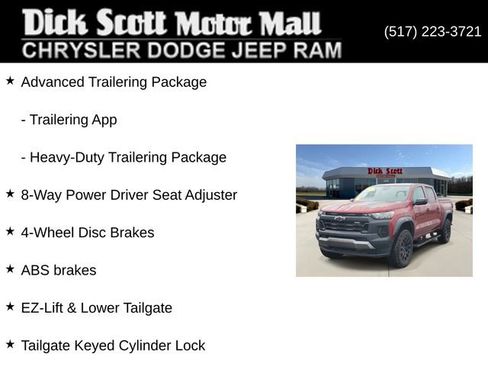 Used 2023 Chevrolet Colorado Trail Boss w/ Safety Package AWD/4WD image 24