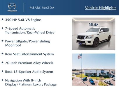 Used 2019 Nissan Armada Platinum w/ Captain's Chairs Package