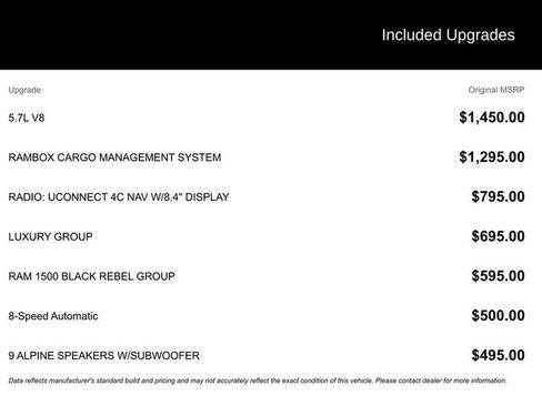 Used 2018 RAM 1500 Rebel w/ Luxury Group image 2