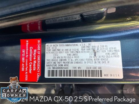 Used 2024 MAZDA CX-50 AWD 2.5 S w/ Weather Package image 31