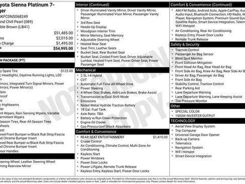 Used 2022 Toyota Sienna Platinum image 43