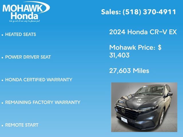 Certified 2024 Honda CR-V EX image 16