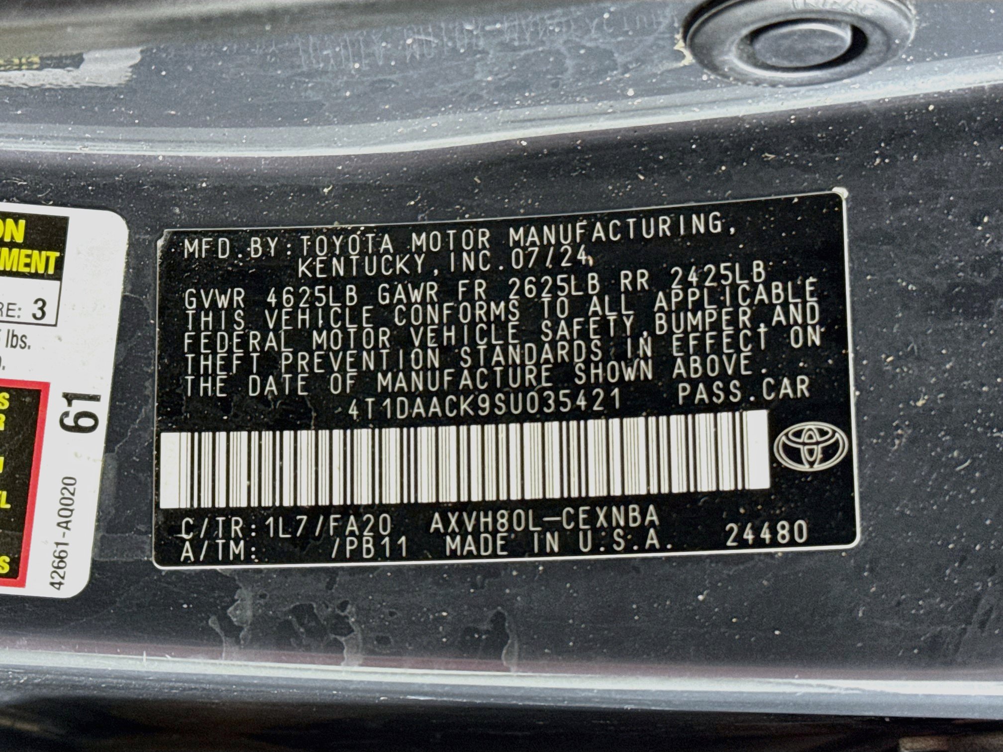 Used 2025 Toyota Camry LE FWD image 31