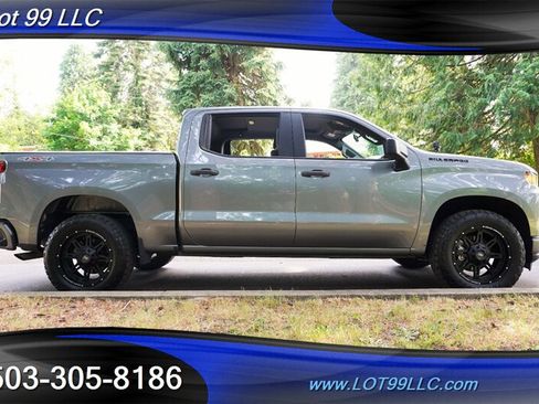 Used 2021 Chevrolet Silverado 1500 Custom w/ LPO, Dark Essentials Package AWD/4WD image 8