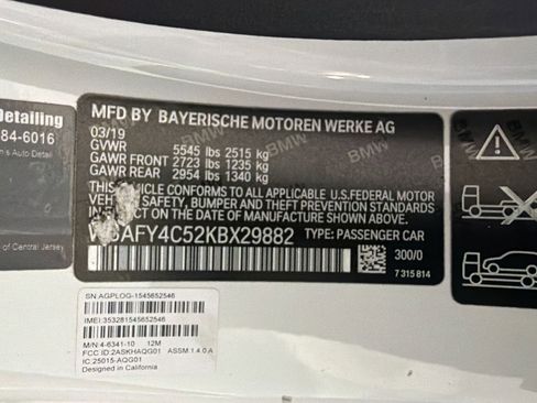 Used 2019 BMW M850i xDrive Convertible w/ Driver Assistance Package AWD/4WD image 10