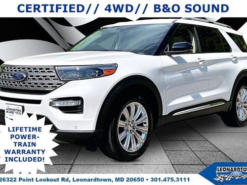 Certified 2020 Ford Explorer Limited AWD/4WD image 1