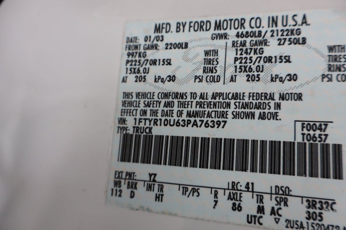 Used 2003 Ford Ranger XLT RWD image 35