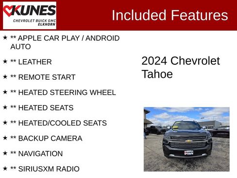 Used 2024 Chevrolet Tahoe Premier AWD/4WD image 2
