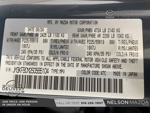 Certified 2025 MAZDA CX-5 Carbon Edition image 54