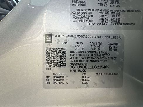 Certified 2020 GMC Sierra 1500 SLT w/ X31 Off-Road Package image 33