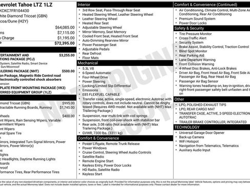 Used 2015 Chevrolet Tahoe LTZ AWD/4WD image 21