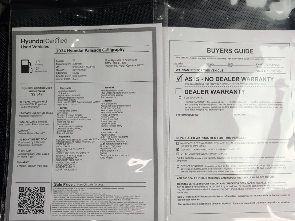 Used 2024 Hyundai Palisade Calligraphy AWD/4WD image 33